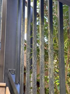 Before deck cleaning