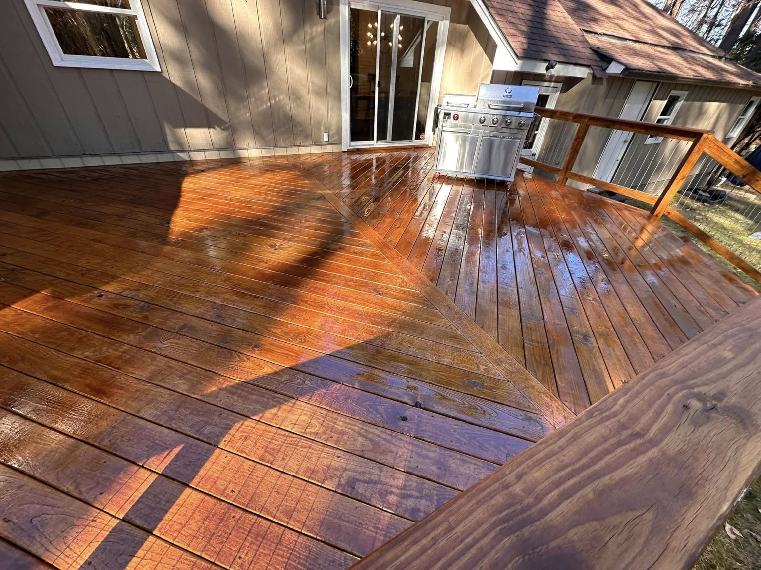 Deck washing
