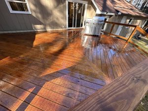 Deck washing