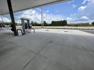 Clean gas station