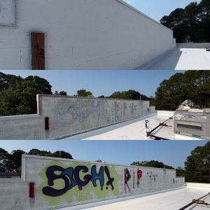 Graffiti removal in Raleigh Garner Clayton rea