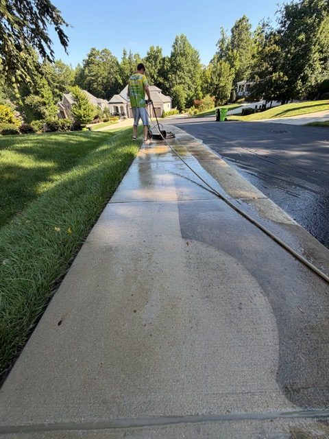 Side walk cleaning for Flowers Plantation HOA