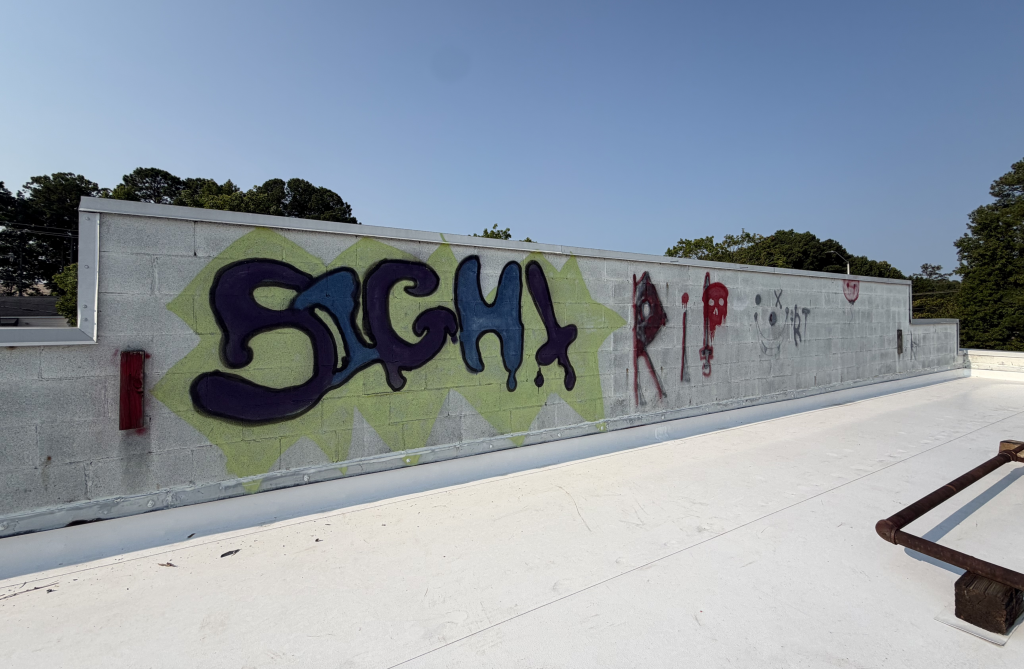 Graffiti on wall